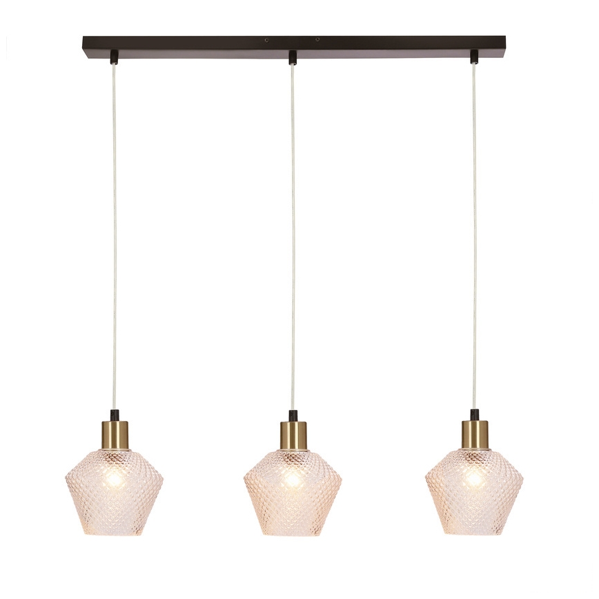 Candeeiro suspenso GRENIKO 3xE14/40W/230V