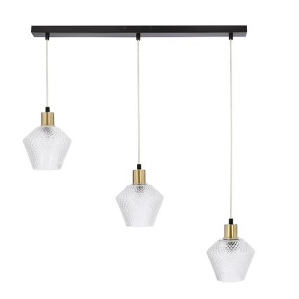 Candeeiro suspenso GRENIKO 3xE14/40W/230V