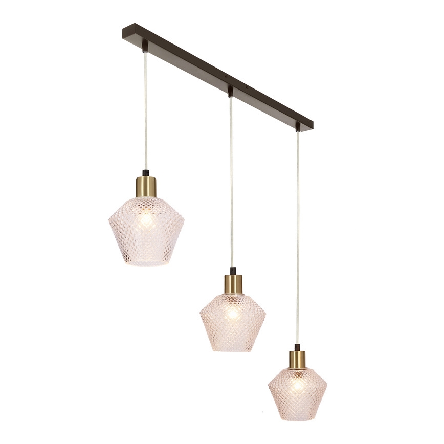 Candeeiro suspenso GRENIKO 3xE14/40W/230V