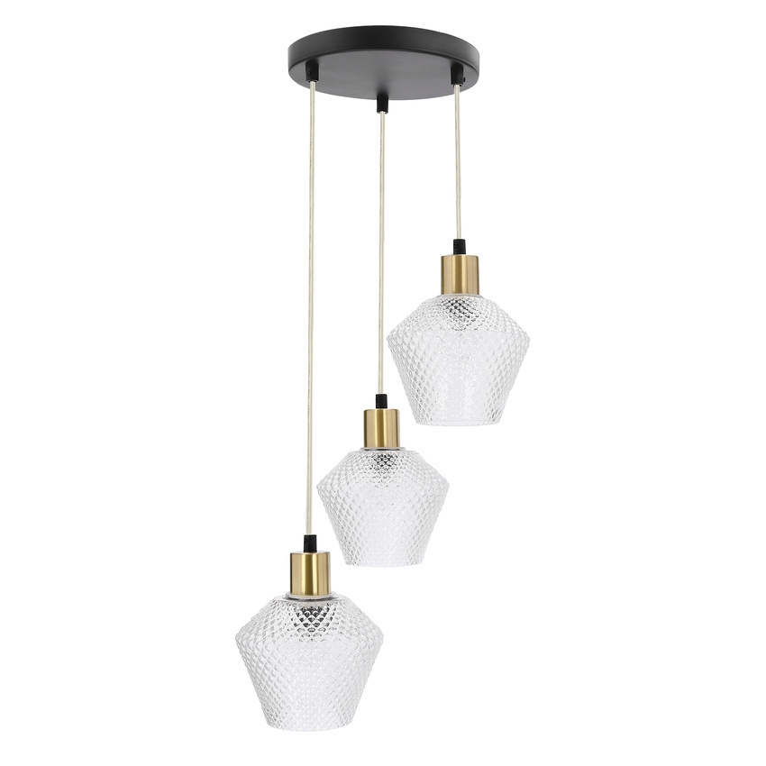 Candeeiro suspenso GRENIKO 3xE14/40W/230V