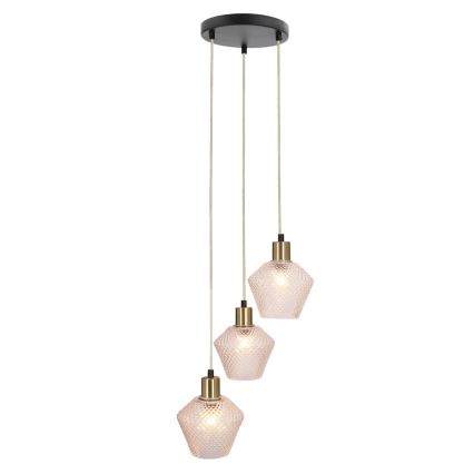 Candeeiro suspenso GRENIKO 3xE14/40W/230V