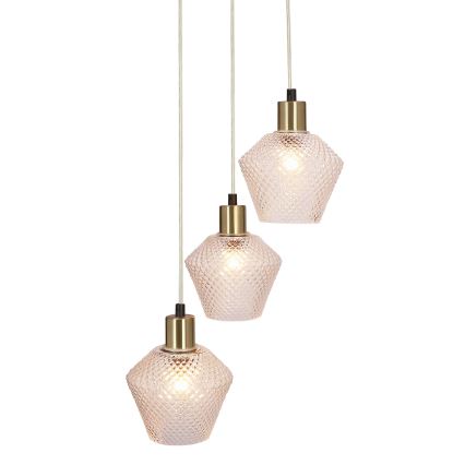 Candeeiro suspenso GRENIKO 3xE14/40W/230V