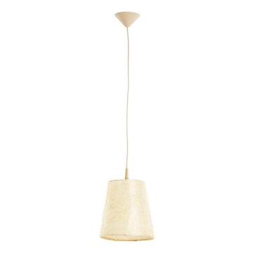 Candeeiro suspenso GUMON 1xE27/15W/230V bege