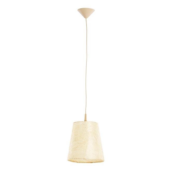 Candeeiro suspenso GUMON 1xE27/15W/230V bege