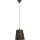 Candeeiro suspenso GUMON 1xE27/15W/230V castanho
