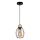 Candeeiro suspenso GUNNAR 1xE27/60W/230V carvalho