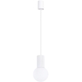 Candeeiro suspenso HALO 1xG9/8W/230V diâmetro 12 cm branco