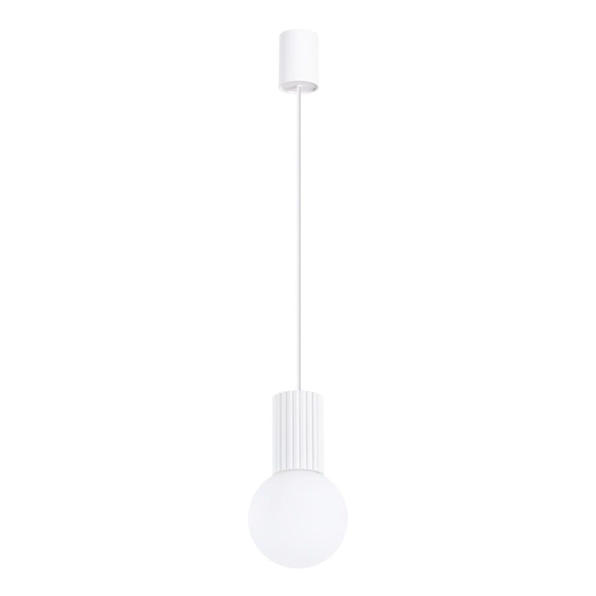 Candeeiro suspenso HALO 1xG9/8W/230V diâmetro 12 cm branco