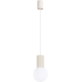 Candeeiro suspenso HALO 1xG9/8W/230V diâmetro 12 cm creme