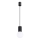 Candeeiro suspenso HALO 1xG9/8W/230V diâmetro 12 cm preto