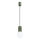 Candeeiro suspenso HALO 1xG9/8W/230V diâmetro 12 cm verde