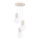 Candeeiro suspenso HALO 3xG9/8W/230V diâmetro 25 cm creme