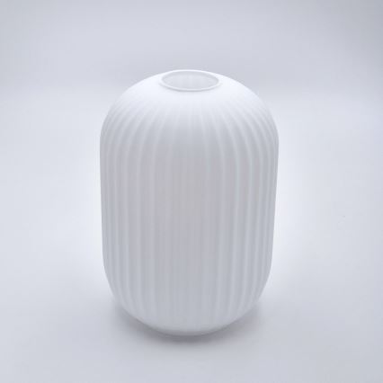 Candeeiro suspenso HARMA 1xE27/15W/230V diâmetro 14 cm branco/dourado