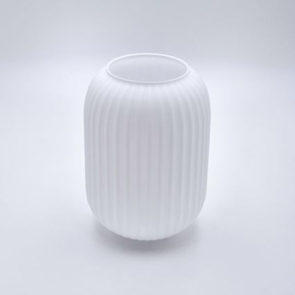 Candeeiro suspenso HARMA 1xE27/15W/230V diâmetro 14 cm branco/dourado