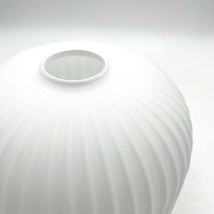 Candeeiro suspenso HARMA 1xE27/15W/230V diâmetro 20 cm branco/dourado