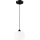 Candeeiro suspenso HARMA 1xE27/15W/230V diâmetro 20 cm branco/preto