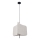 Candeeiro suspenso HAVANA 1xE27/20W/230V diâmetro 50 cm bege
