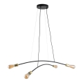 Candeeiro suspenso HELIX 4xE27/15W/230V