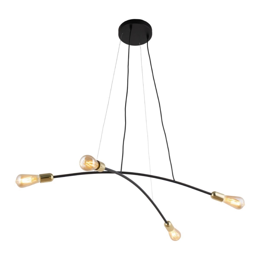 Candeeiro suspenso HELIX 4xE27/15W/230V