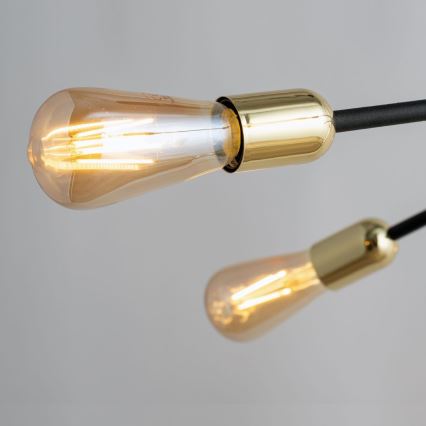 Candeeiro suspenso HELIX 4xE27/15W/230V