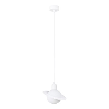 Candeeiro suspenso HYPERION 1xG9/8W/230V branco