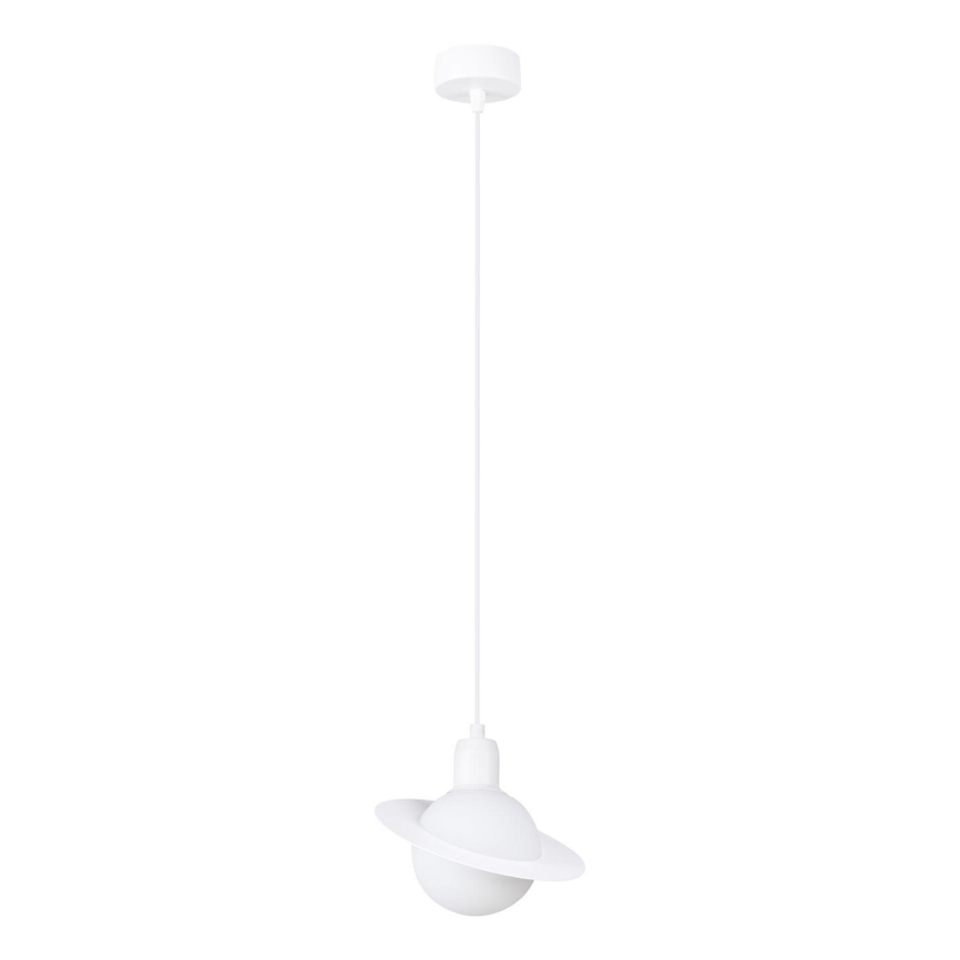 Candeeiro suspenso HYPERION 1xG9/8W/230V branco