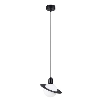 Candeeiro suspenso HYPERION 1xG9/8W/230V preto