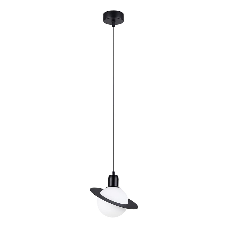 Candeeiro suspenso HYPERION 1xG9/8W/230V preto