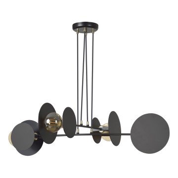 Candeeiro suspenso IDEA 4xE27/15W/230V preto