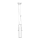Candeeiro suspenso IMPLODE 1xGU10/8W/230V branco