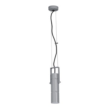 Candeeiro suspenso IMPLODE 1xGU10/8W/230V cinzento