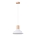 Candeeiro suspenso JAGA 1xE27/15W/230V diâmetro 30 cm branco
