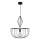 Candeeiro suspenso JASMINA 1xE27/20W/230V diâmetro 40 cm preto