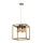 Candeeiro suspenso KAGO 4xE27/60W/230V carvalho