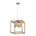 Candeeiro suspenso KAGO 4xE27/60W/230V carvalho