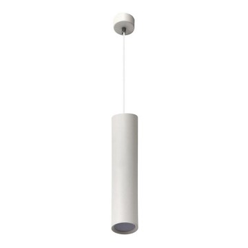 Candeeiro suspenso KARADON 1xGU10/30W/230V 17 cm branco