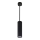 Candeeiro suspenso KARADON 1xGU10/30W/230V 17 cm preto