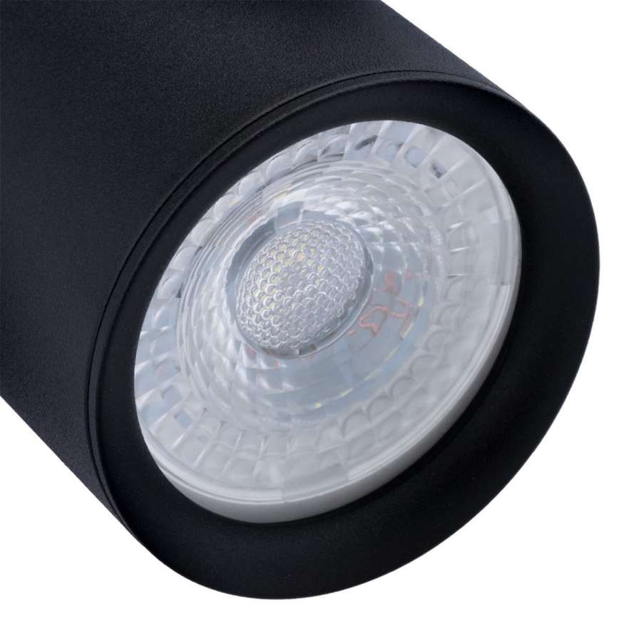 Candeeiro suspenso KARADON 1xGU10/30W/230V 17 cm preto