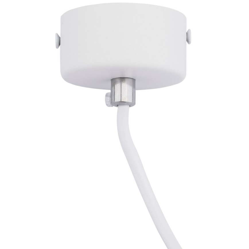 Candeeiro suspenso KARADON 1xGU10/30W/230V 29 cm branco