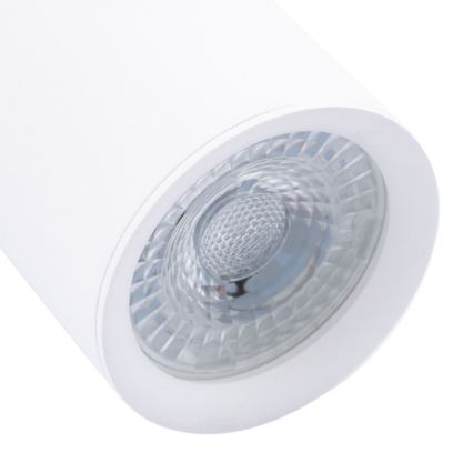 Candeeiro suspenso KARADON 1xGU10/30W/230V 29 cm branco