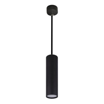 Candeeiro suspenso KARADON 1xGU10/30W/230V 29 cm preto