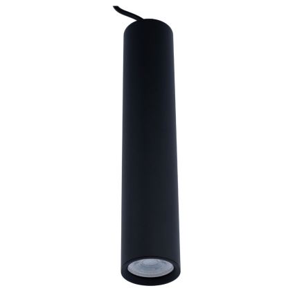 Candeeiro suspenso KARADON 1xGU10/30W/230V 29 cm preto
