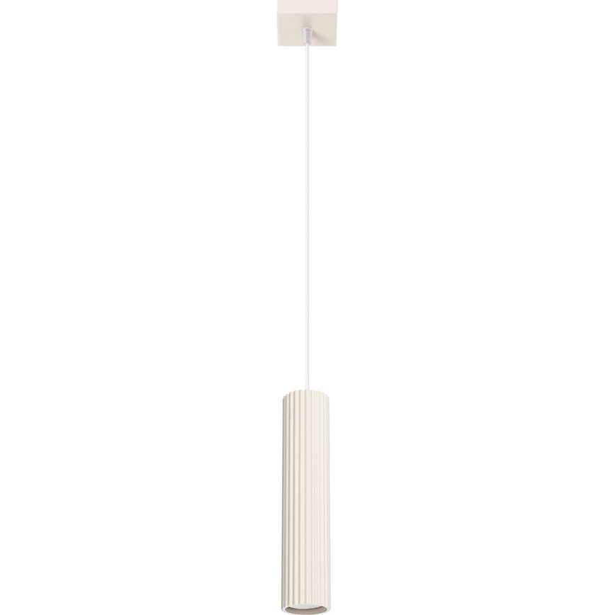 Candeeiro suspenso KARBON 1xGU10/10W/230V creme
