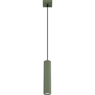 Candeeiro suspenso KARBON 1xGU10/10W/230V verde