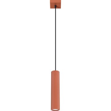 Candeeiro suspenso KARBON 1xGU10/10W/230V vermelho