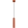 Candeeiro suspenso KARBON 1xGU10/10W/230V vermelho