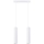 Candeeiro suspenso KARBON 2xGU10/10W/230V branco