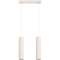 Candeeiro suspenso KARBON 2xGU10/10W/230V creme