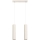 Candeeiro suspenso KARBON 2xGU10/10W/230V creme