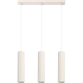 Candeeiro suspenso KARBON 3xGU10/10W/230V creme